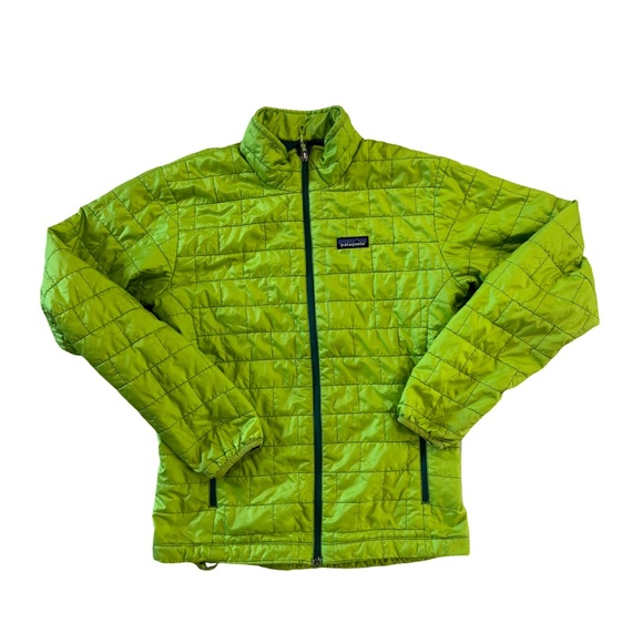 Patagonia Green Quilted Jacket size small - Picture 1 of 4